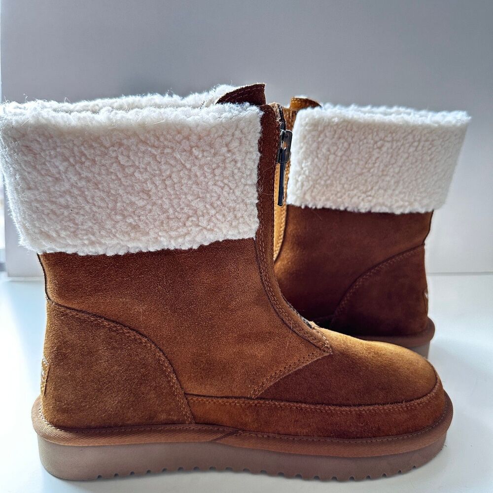 Koolaburra By UGG Women’s Lyta Suede Tan Short Boots Size US 6